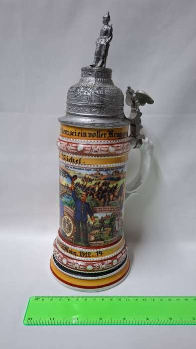 Very Rare!! German WWI Regimental Beer Stein