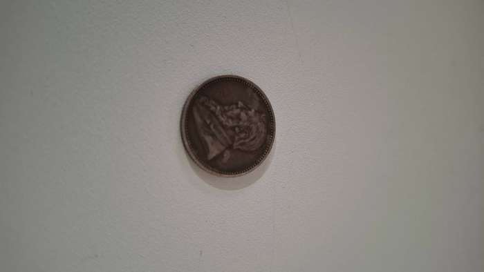 1895 ZAR Paul Kruger Silver Six Pence Coin