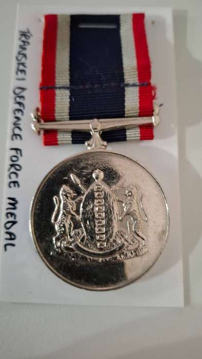 Rare Full Size Transkei Defence Force Medal in Excellent Condition