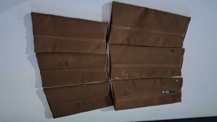 Six SADF Rank Epaulettes in Good Condition