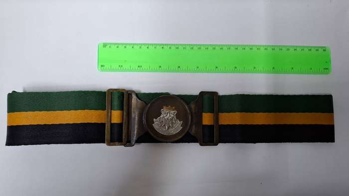 SA Cape Corps Stable Belt and Buckle - Good Condition