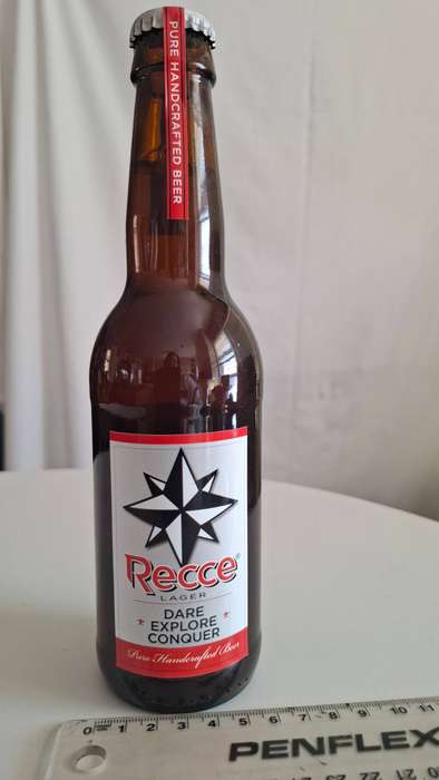 Recce - Dare Explore and Conquer Lager Handcrafted Beer - 340 ml Sealed