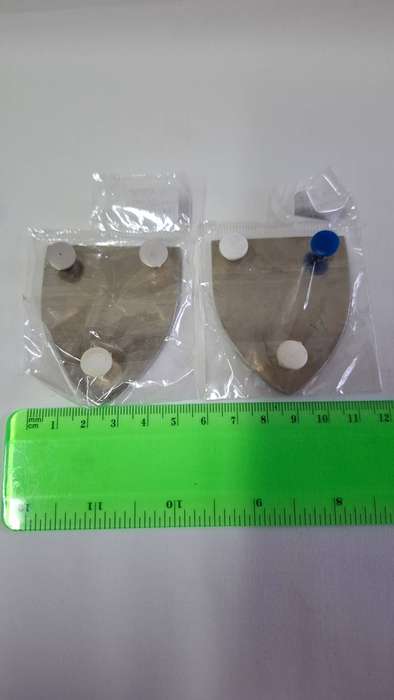 SADF Quartermaster General Metal Shoulder Flash with All Pins Intact - In Excellent Condition