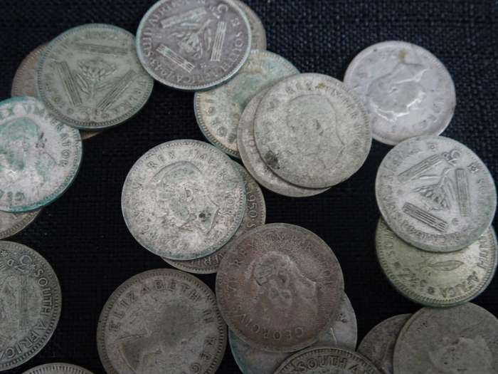 Collection Of Fourty One Union Of South Africa Three Pence - See My Description