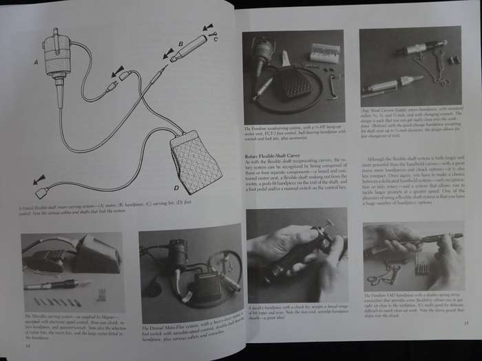 Power tool woodcarving by Alan Bridgewater, Gill Bridgewater