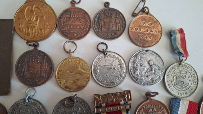 Large Collection of Miltary Medals and Medallions - Bidding for the Lot!!!!!