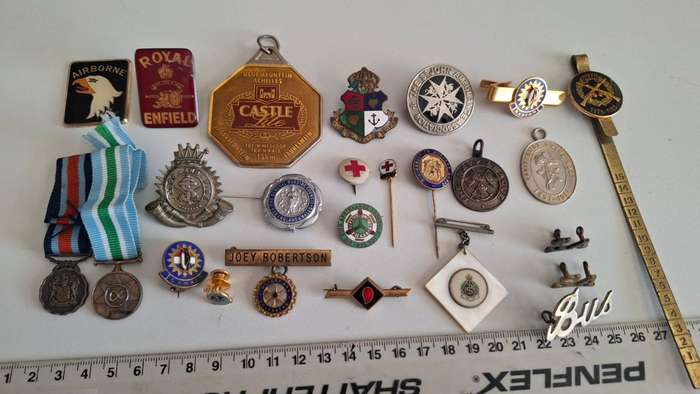 Collection of Interesting Badges and Medals - Really Some Cool Items Bidding for the Lot!!!!!