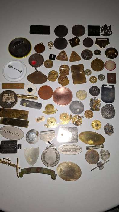 Very Large Collection of Interesting Badges and Pins -Bidding for the Lot!!!!!
