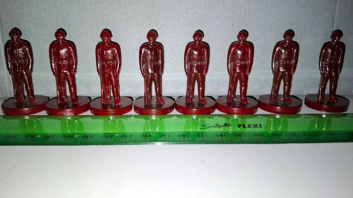 Lot of Eight Plastic Toy Soldiers-Look to be German - Selling the Lot
