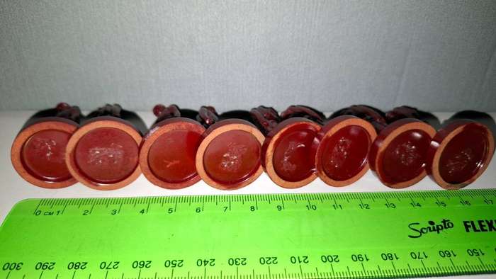 Lot of Eight Plastic Toy Soldiers-Look to be German - Selling the Lot