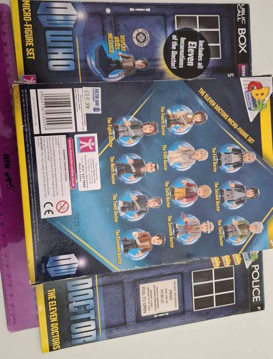 Doctor Who Eleven Doctors Micro Figure Set Sealed