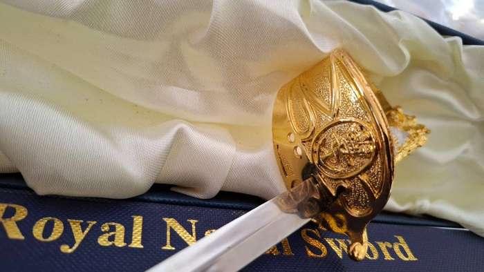 Stunning Collectable Miniature Royal Naval Sword - Nauticalia-In Original Box - Great Condition