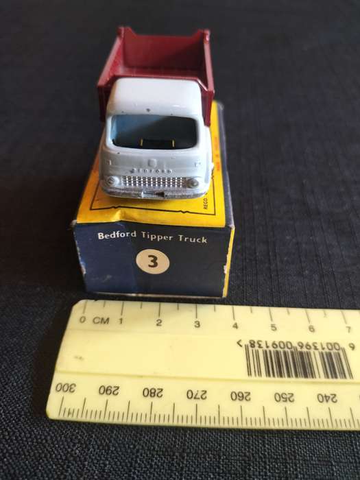 Very Rare Vintage Lesney Matchbox Series NO 3 -Bedford Tipper Truck- Made in England