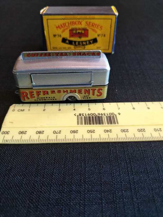 Very Rare Vintage Lesney Matchbox Series NO 74-Mobile Canteen- Made in England