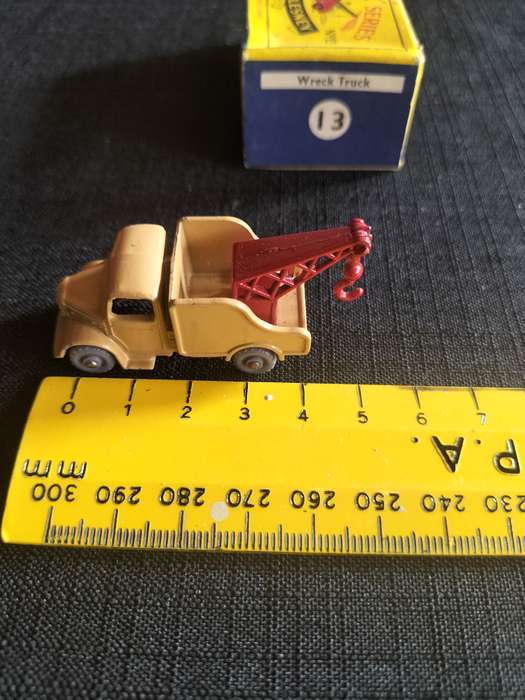 Very Rare Vintage Moko Lesney Match Box Series NO13 - Wreck Truck - Made in England