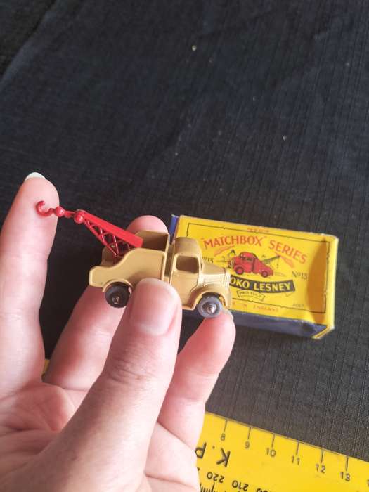 Very Rare Vintage Moko Lesney Match Box Series NO13 - Wreck Truck - Made in England