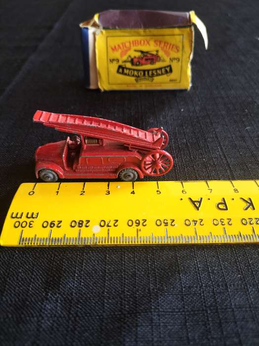 Very Rare Vintage Moko Lesney Match Box Series NO9 - Dennis Fire Engine - Made in England