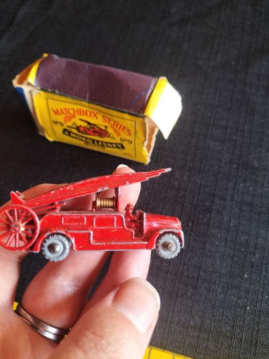Very Rare Vintage Moko Lesney Match Box Series NO9 - Dennis Fire Engine - Made in England