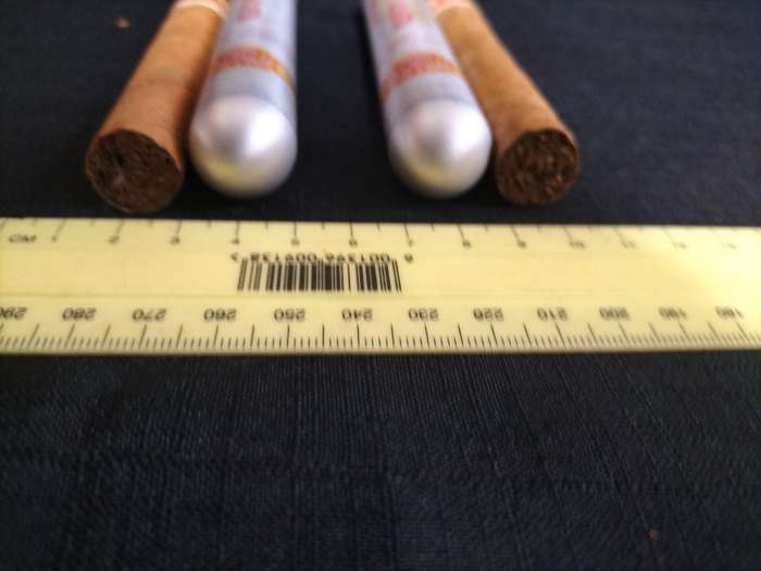 Two Remeo Y Julieta No2 Cigars in Their Aluminum Tubes -  Made in Cuba - View Description