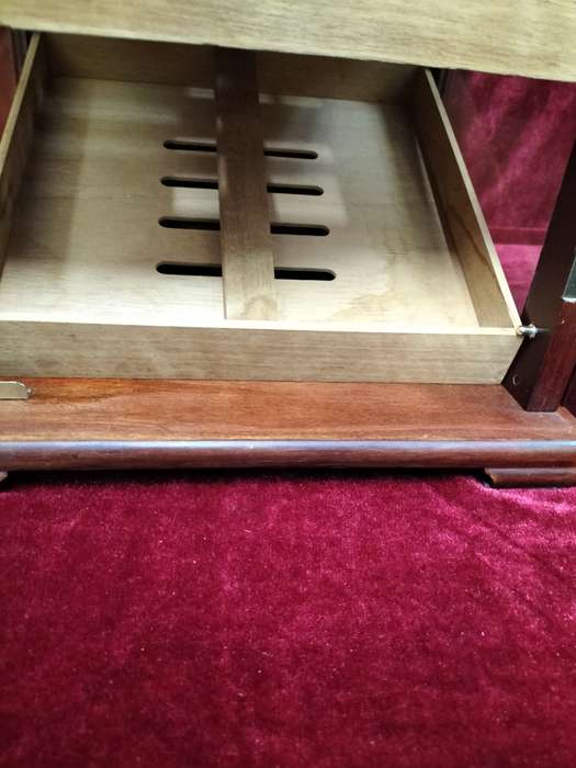 Stunning Premium Three Tiers Cigar Humidor Display Cabinet 49cm x32cm - Cuban Connection