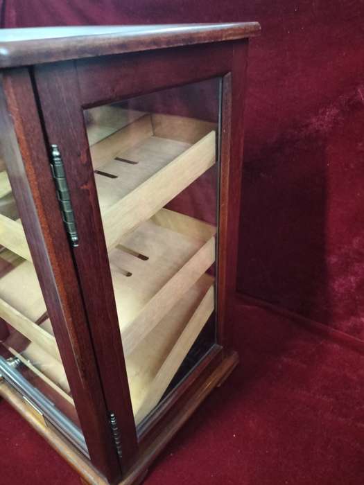 Stunning Premium Three Tiers Cigar Humidor Display Cabinet 49cm x32cm - Cuban Connection