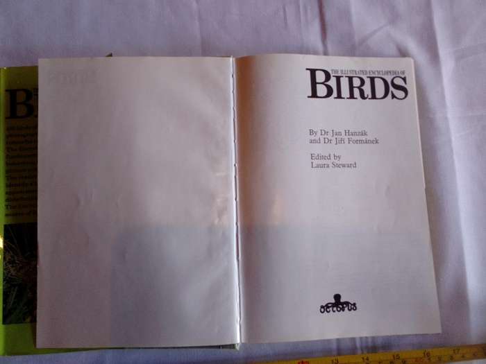The Illustrated Encyclopedia Of Bird By Dr Jan Hanzak And Dr Jiri Formanek - Good Condition