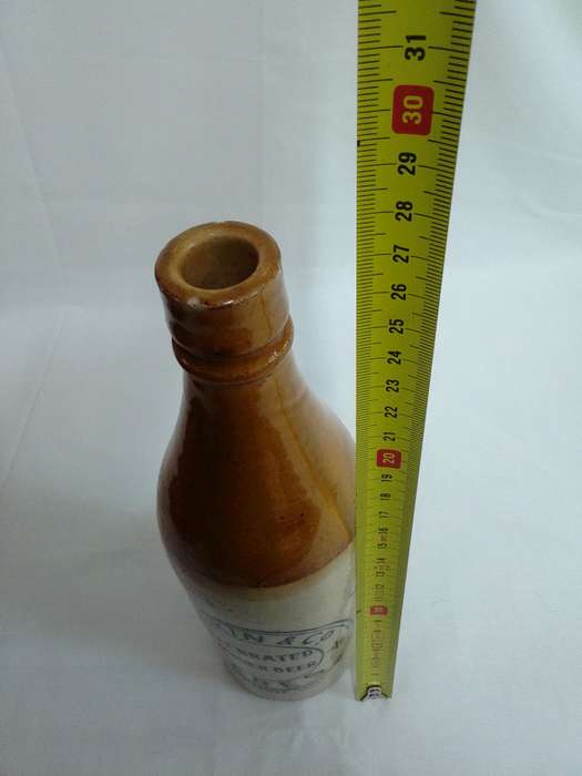 Antique Raskin & Co Celebrated Ginger Beer Bottle for Barnett & Foster - Ceres Antique Raskin & Co