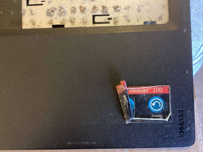 Lenovo laptop ideapad 100 sold for spare/repair