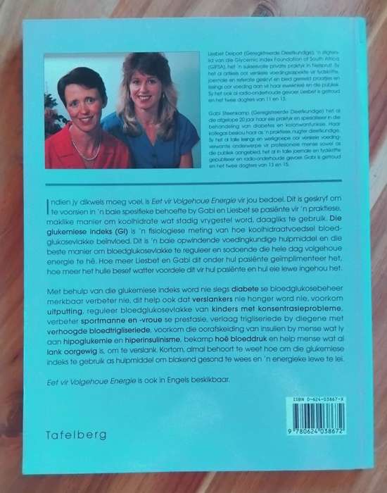 Eet vir volgehoue energie - Liesbet Delport & Gabi Steenkamp