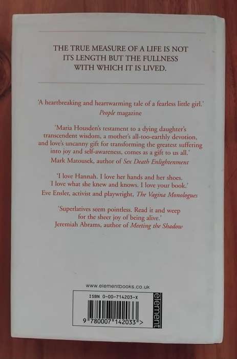Hannah's Gift - Lessons from a life fully lived - Maria Housden