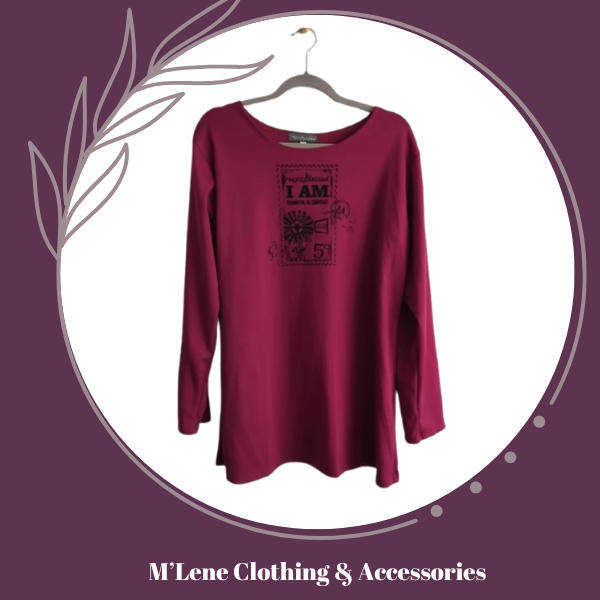 Longsleeve Top - Cerise - XXL