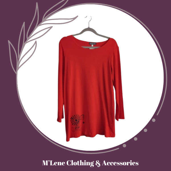 Red Longsleeve Top - XL