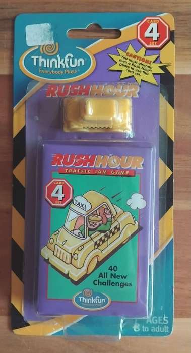 Rush Hour Traffic Game Challenge Cards 4