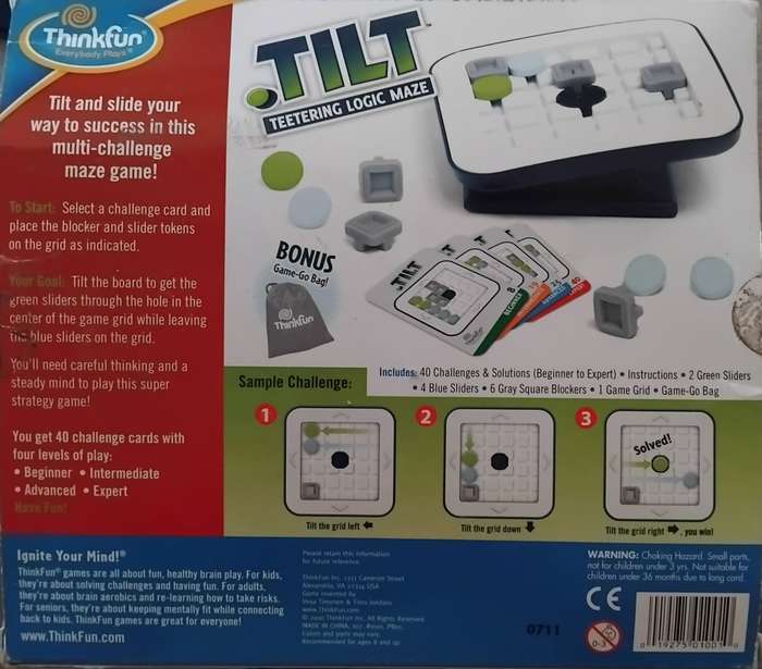 Tilt Teetering Logic Maze