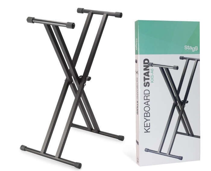 STAGG Double Brace Keyboard Stand KXS-A6