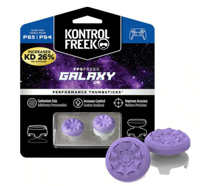KontrolFreek Galaxy Thumb Sitcks for Playstation + Precision rings bundle