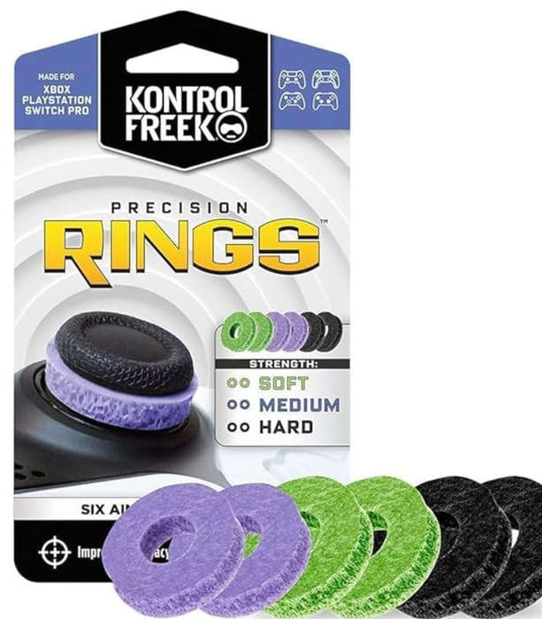 KontrolFreek Galaxy Thumb Sitcks for Playstation + Precision rings bundle