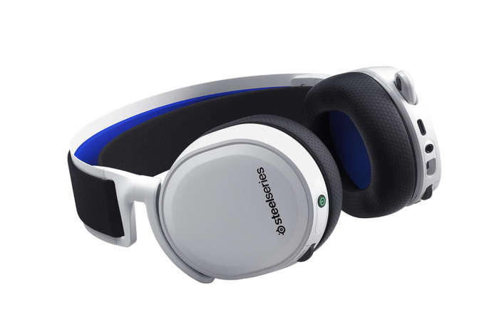 steelseries arctis 7P+ Wireless Gaming Headset - White - PS5