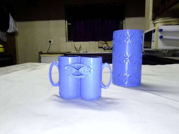 cup and stationery holder
