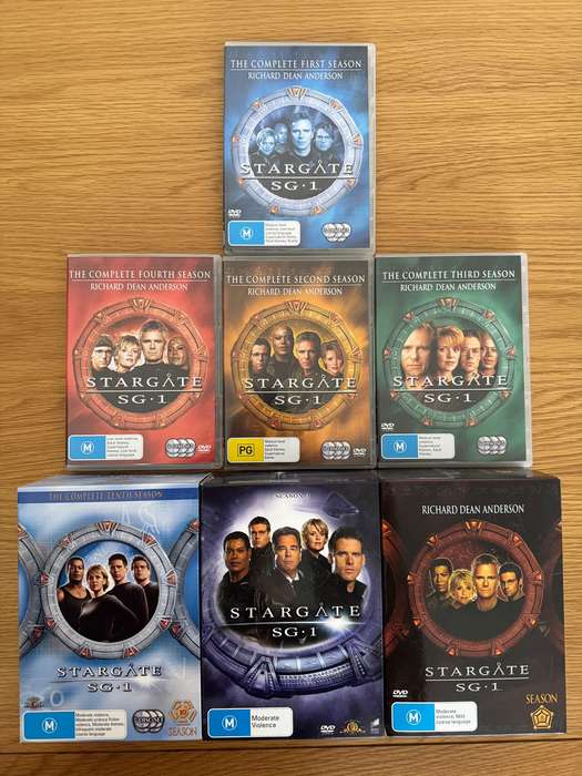 Stargate SG-1 Season 1, 2, 3, 4, 8, 9 and 10