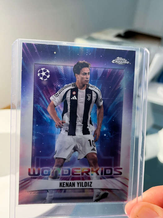 2024-25 Topps Chrome Kenan Yildiz Wonderkids UEFA Club Competitions