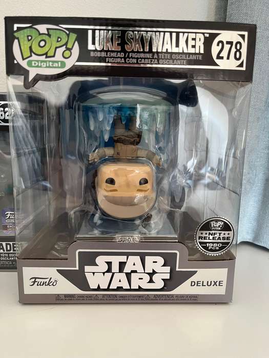 Limited Edition Funko Pop NFT Digital Star Wars Luke Skywalker /1980 (GRAIL)
