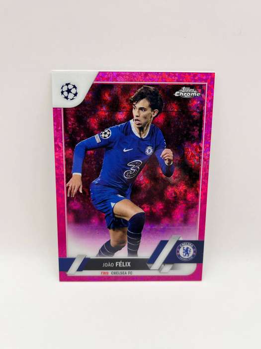 Limited Print: Topps Chrome Joao Felix UEFA CC Pink Mini-Diamond /175
