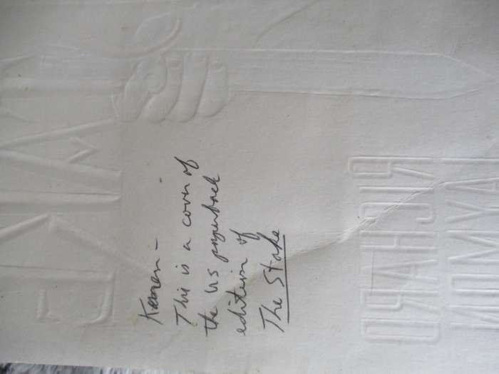 Richard Laymon autographed paperback cover
