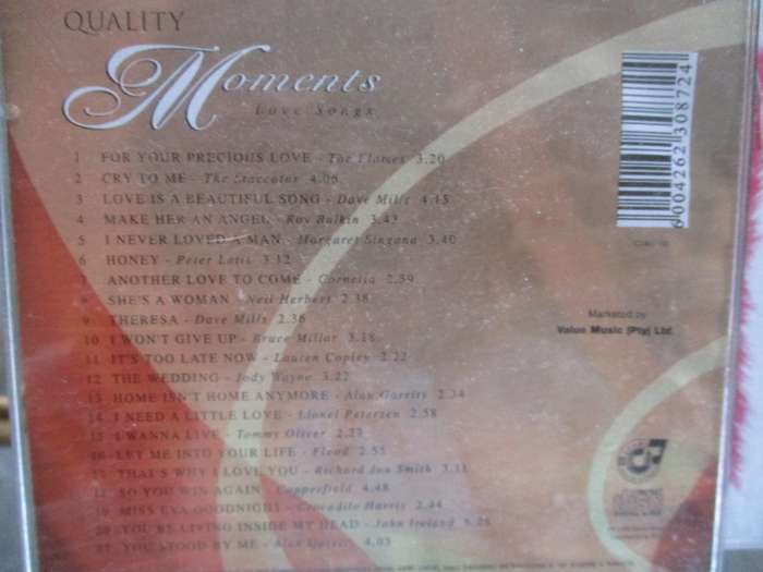 quality moments love songs