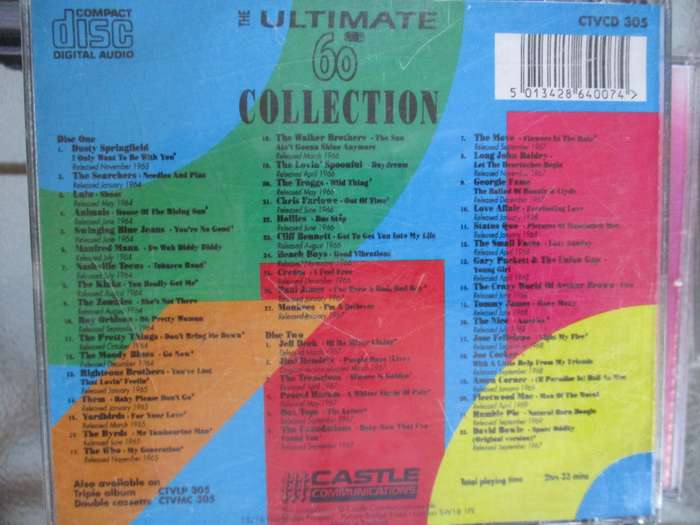 ultimate 60s collection triple cd