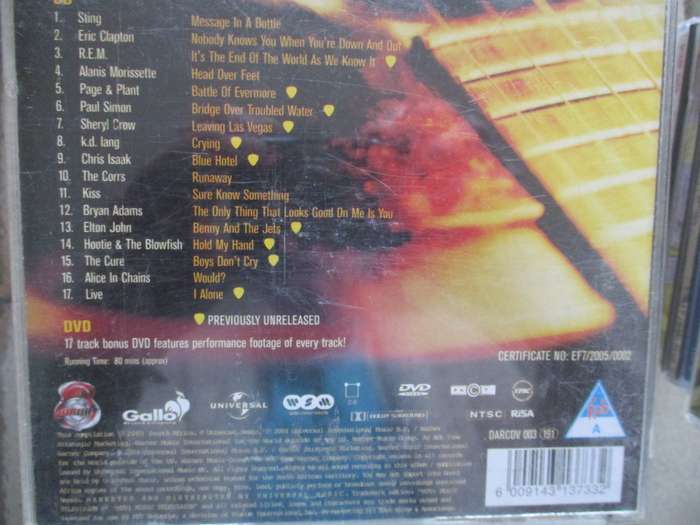 unplugged 3 cd and dvd