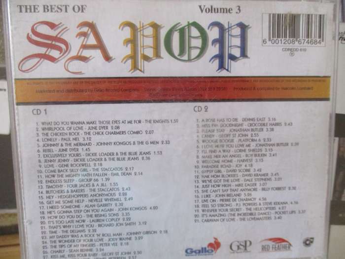 The best of sa pop volume three double cd
