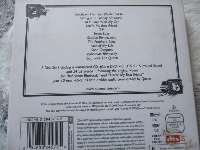 queen cd and dvd