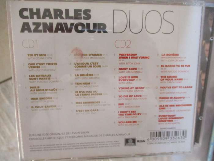 charles aznavour double cd